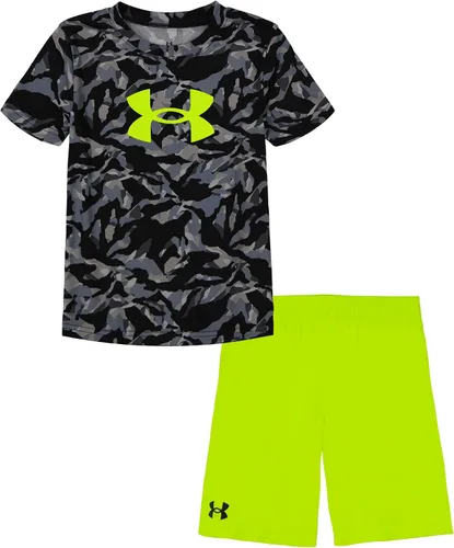 Vista 169 de Under Armour baby-girls Ua Terrazzo Leopard Heart SetShort Set