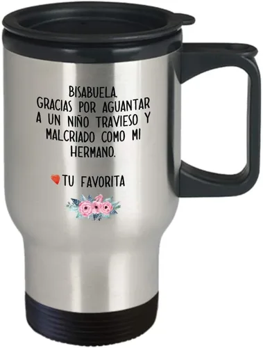 Vista 2 de TAZA BISABUELA - REGALOS BIS ABUELA - TAZA TERMICA