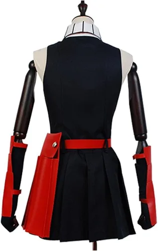 Vista 3 de BoerMee Akame ga Kill! Akame Cosplay disfraz de Halloween vestido