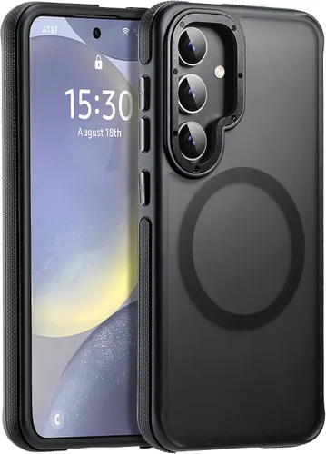 Vista 27 de Funda magnética fuerte para iPhone 12 Pro Max [Protección de grado militar de 10 pies] Compatible con MagSafe, funda protectora a prueba de golpes