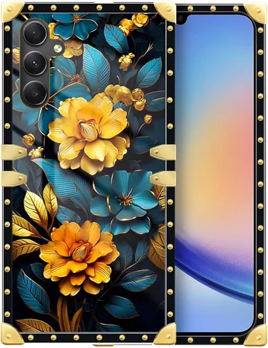 Vista 59 de Funda compatible con Samsung Galaxy A03S 4G, TPU suave de lujo y parte trasera de policarbonato duro para niñas y mujeres, funda protectora a prueba