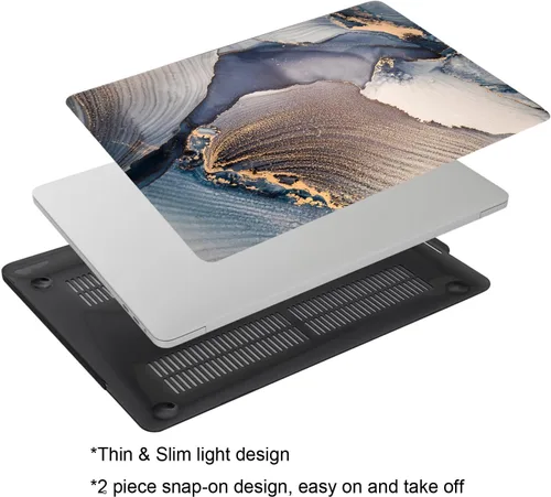 Vista 4 de Funda rígida compatible con MacBook Pro versión antigua de 13 pulgadas 2012 2011 2010 2009 2008 versión modelo A1278 con CD-ROM, carcasa rígida