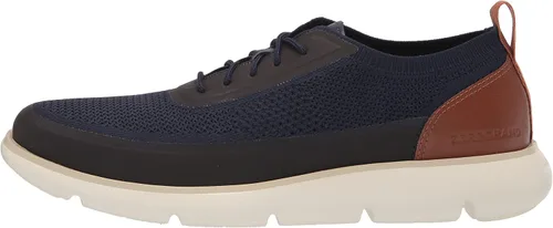 Vista 8 de Cole Haan Zerogrand Omni - Tenis con cordones para hombre, Wren Brown-blood Orange
