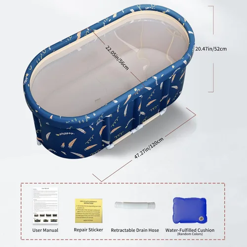 Vista 2 de Bañera portátil, bañera plegable independiente, bañera japonesa de remojo, bañera para cabina de ducha, bañera de hidromasaje plegable para baño