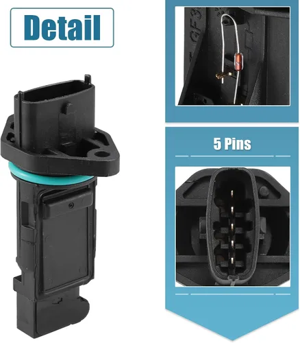 Vista 5 de uxcell Reemplazo del sensor de flujo de aire masivo del coche No.0280218108 para Volvo XC90 2003-2006