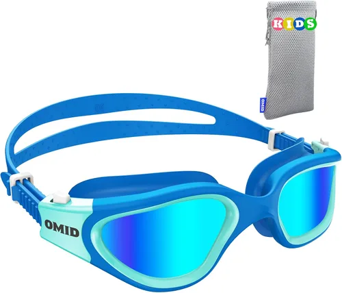 Vista 19 de OMID Kids Swim Goggles, P2mini Polarized Swimming Goggles Comfortable for Age 6-14