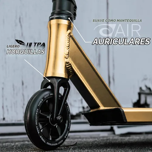 Vista 9 de ROOT INDUSTRIES - Scooter Pro Tipo R Complete Pro Scooter - Pro Scooters - Pro Scooters for para adultos/ Pro Scooters para niños - Cubierta de Gold