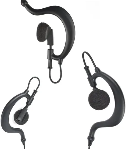 Vista 4 de HYS Receptor/escucha de 0.098 in Auricular TC-617 G Forma Suave Flexible Auricular Auricular Auricular para Radios de Dos Vías, Transceptores