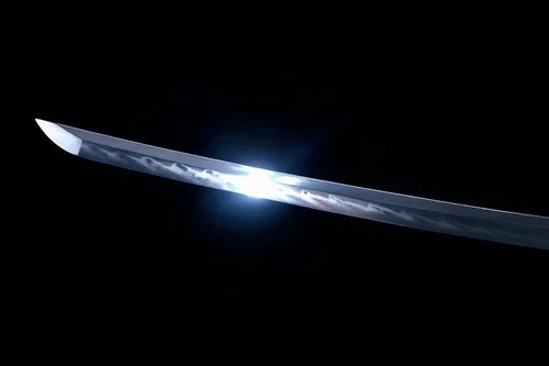 Vista 8 de Katana Musashi Katana - Espada Katana de 41 pulgadas, hecha a mano japonesa, práctica, acero T10, templado/arcilla templada, espiga completa