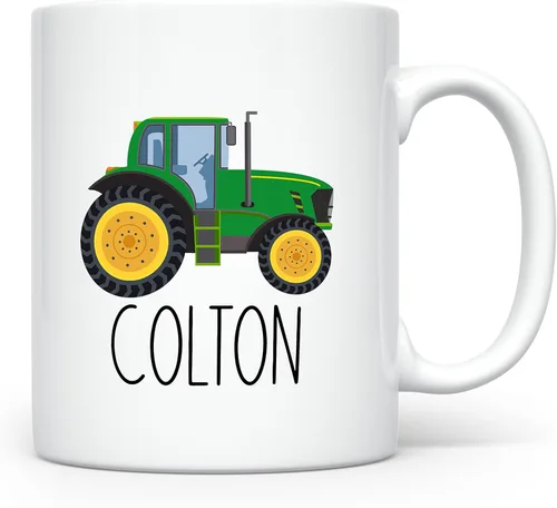 Vista 21 de Taza Personalizada para Niños, Niños, Niñas Taza Personalizada de Chocolate Caliente, Cacao, Café y Té Regalo de Cumpleaños con Nombre D11 - Tren