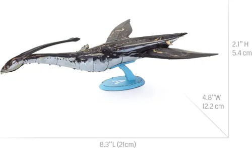 Vista 3 de Fascinations Metal Earth Premium Series Avatar 2 Ilu 3D Kit de modelo de metal con pinzas