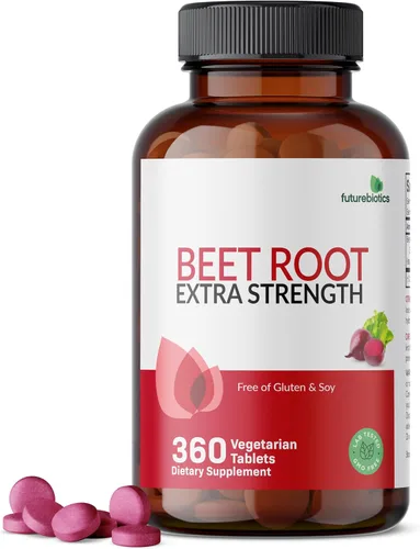 Vista 9 de Futurebiotics Raíz de remolacha extra fuerte, sin OMG, 120 tabletas vegetarianas
