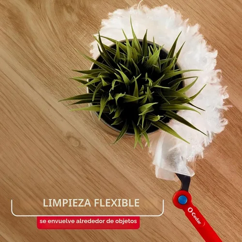 Vista 6 de O-Cedar Flex & Catch - Kit de polvo resistente con 3 recambios de plumero desechables Modelo nuevo y mejorado Mango extensible de 3 pies