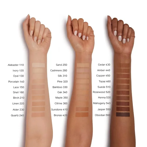 Vista 4 de Shiseido Synchro Skin Radiant Lifting Foundation SPF 30 - Cobertura media a completa, para construir, hidratación 24 horas, resistente a