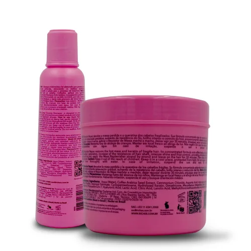 Vista 2 de Richée NanoBtx Reparador de Masas con Ácido Hialurónico - 17.64 oz (Nano Kit)