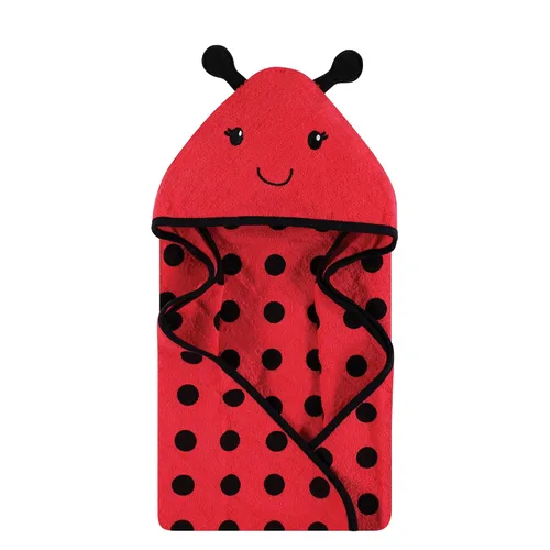 Vista 90 de Hudson Baby Toalla con capucha unisex de algodón con cara de animal para bebé, cocodrilo, talla única