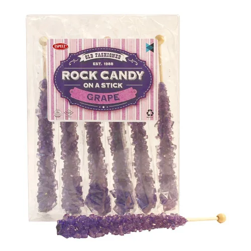 Vista 76 de Palitos de caramelo de roca extragrandes: 12 paletas de cereza rosa – envueltas individualmente – Palitos de caramelo de roca de cristal
