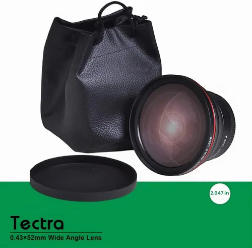 Vista 3 de Tectra 52MM 0.43x Lente Profesional de Gran Angular HD (Porción Macro) para Cámaras Nikon DSLR D3300 D3200 D3100 D5500 D5300 D5200 D5100 D7100 D7000