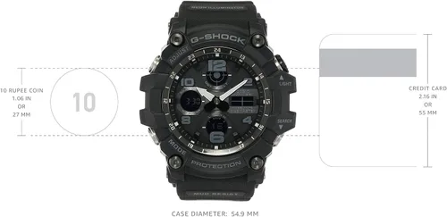 Vista 3 de Casio G-Shock MudMaster - Reloj Wirst para hombre GSG-100-1ADR