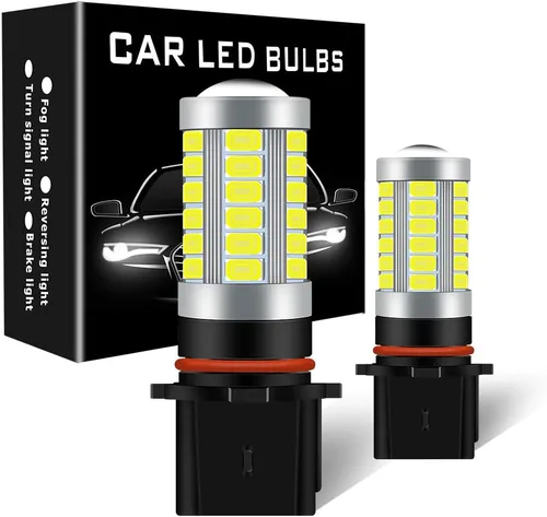Vista 11 de Bombillas antiniebla H7 6500K de xenón blanco fresco superbrillante DRL 5730 33-SMD 12V diurnas luces antiniebla conducción DRL luces LED bombillas