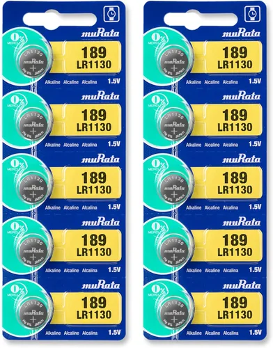 Vista 7 de Murata Batería LR1130 AG10 389A 1.55V Pila de Botón Alcalina (5 Baterías)