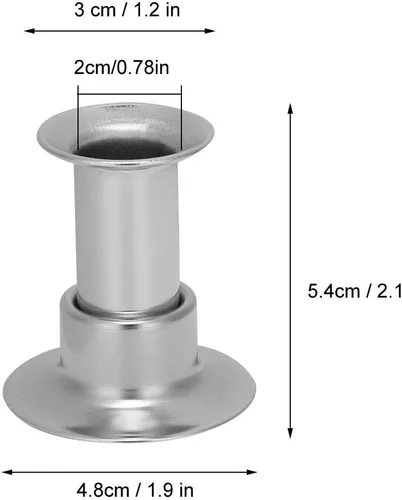 Vista 4 de Extintor Moxa Stick de acero inoxidable, extintor de rollo de moxibustión opcional multiespecificación con bandeja colectora de cenizas Base estable