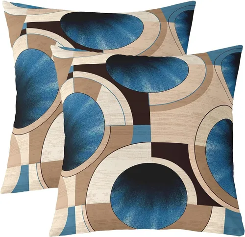 Vista 23 de Castle Fairy Juego de 2 fundas de almohada modernas con estampado de líneas geométricas de doble cara de 16 x 16 pulgadas, color gris, negro y rojo