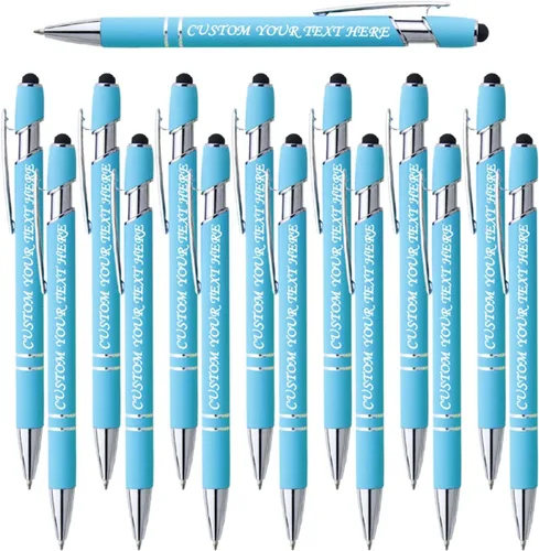 Vista 27 de VectWaby - Bolígrafos personalizados a granel, bolígrafo grabado con nombre, logotipo, lápiz capacitivo para pantallas táctiles, a granel