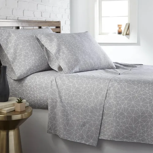 Vista 105 de Southshore Fine Living, Inc. Colección Winter Brush, juego de sábanas de 3 piezas para cama individual, sábana bajera con bolsillo profundo de 14