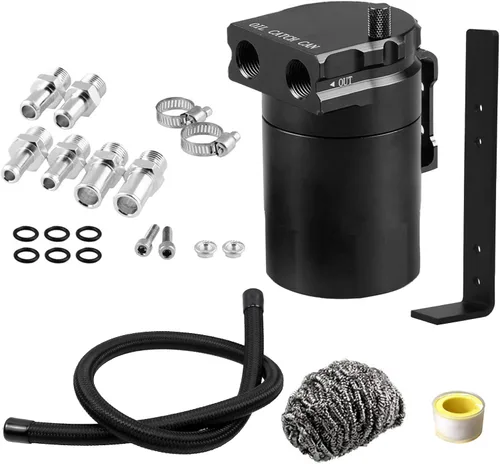Vista 14 de RULLINE Kit de latas de aceite de 11.8 fl oz, paquete de 2, color negro 2 piezas negro