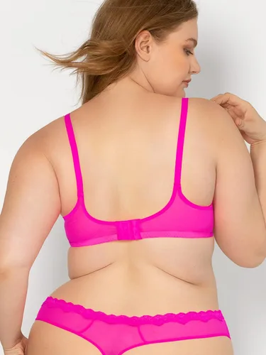 Vista 5 de Smart & Sexy Brasier de malla transparente para mujer