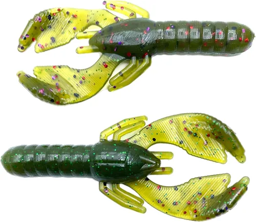 Vista 27 de Phat Pak Baits - Beasty Bug Jr Ned Rig Craw Finesse Bass Señuelo de pesca de plástico suave 20ct 2.8" Bicho Bama