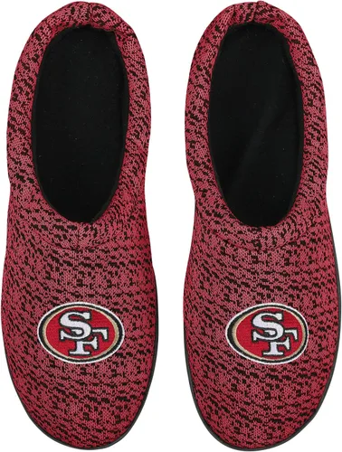 Vista 5 de FOCO NFL - Pantuflas para hombre con suela Cupsole tejidas en poliéster