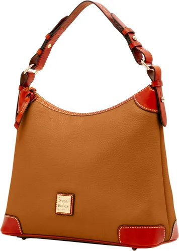 Vista 2 de Dooney & Bourke Pebble Grain Hobo - Bolso de hombro, Arena