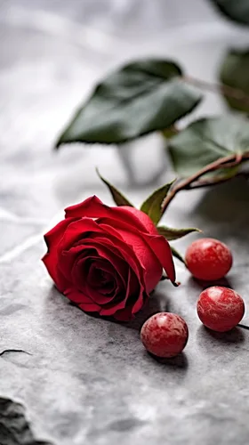 Vista 3 de The Parfumerie Botella de aceite de perfume Red Rose Attar grado A, sin alcohol, 1/3 oz (0.3 fl oz de Rollon)