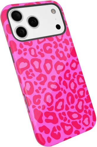 Vista 46 de LoeoeL para iPhone 11 Funda con Estampado de Guepardo, Funda de Teléfono con Patrón de Leopardo para Mujeres y Niñas, Funda de Plástico Duro delgada