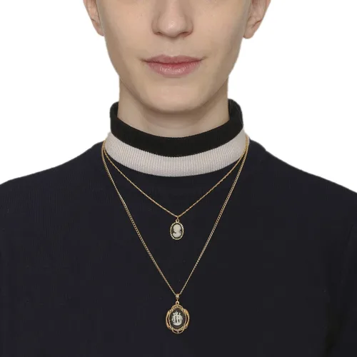 Vista 2 de Ben-Amun Jewelry Cameo Collection Collar de moda para mujer