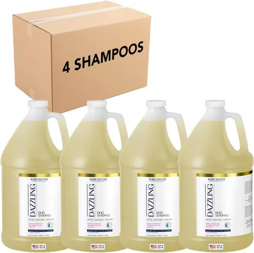 Vista 18 de Bobbi Panter Moisture & Shine - Champú para perros con aceite de argán, manzanilla y menta, fórmula natural nutritiva profunda para un pelaje suave