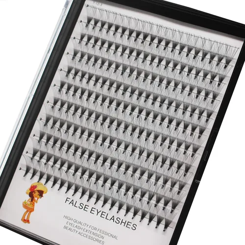 Vista 8 de Bodermincer 200 extensiones de pestañas postizas de volumen 20D de 0.003 in, 0.315-0.630 in para elegir, pestañas postizas individuales suaves