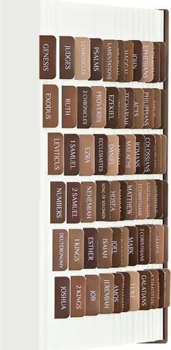 Vista 9 de Pestañas bíblicas, suministros de estudio bíblico, pestañas laminadas de diario bíblico para mujeres, hombres, niños, etiquetas bíblicas