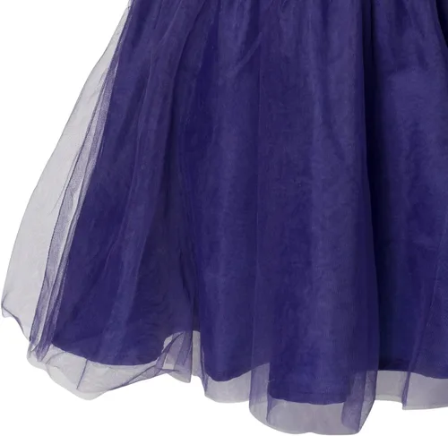 Vista 6 de Bluey Vestido de manga corta de malla para niñas grandes