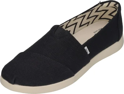 Vista 16 de TOMS Women's Alpargata Plus Slip On Espadrille, Textile Upper, Relaxed Fit, CloudBound Insole, Stretchy Easy On and Off