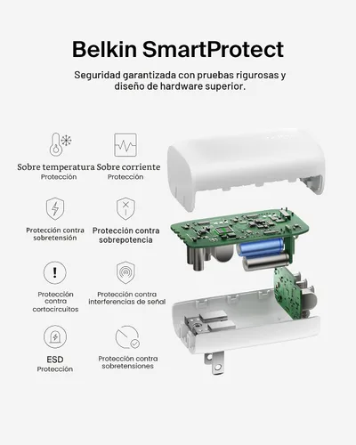 Vista 5 de Belkin Bloque de cargador USB C de 3 puertos de 67 W, paquete de 2, carga