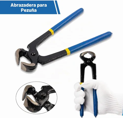 Vista 4 de Kit de herramientas de herrador de 64 piezas Recortadoras de pezuñas de cabra, para caballos, para ovejas, para cerdos
