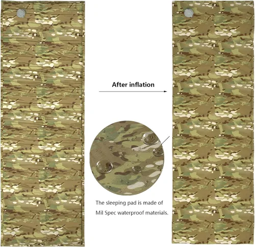 Vista 6 de Akmax.cn MT Military Army Alice - Alfombrilla de campamento autoinflable