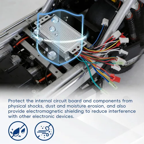 Vista 5 de waltyotur Reemplazo del controlador de velocidad del motor de CC sin escobillas de 36 V 48 V 350 W para bicicleta eléctrica Scooter E-Bike