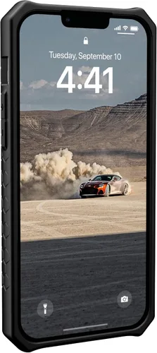 Vista 4 de URBAN ARMOR GEAR UAG - Funda para iPhone 14 Plus, color negro, 6.7 pulgadas, funda protectora resistente de alta calidad, ligera, delgada, a prueba