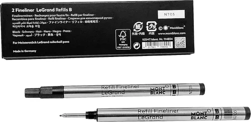 Vista 2 de Montblanc Recambios FL LEGRAND B 2x1 Mystery Black 114834, Contemporáneo