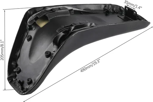 Vista 2 de Kit de carenado de plástico, piezas de guardabarros y asiento negro para Apollo 110cc 125cc 150cc Pit Dirt Bike (4naranja + 3blanco)