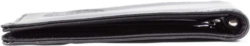 Vista 9 de Big Skinny Cartera delgada de cuero Acrobat con clip para dinero, con capacidad para hasta 20 tarjetas